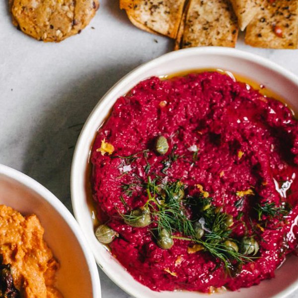 Homus de Beterraba Vegano